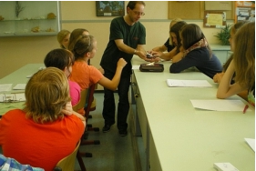 Der erste lebendige Schulunterricht 2013 am GYM Schwarzenberg